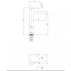 Смеситель для раковины Abber Emotion AF8811B черный матовый