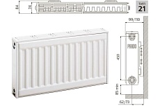 Стальной панельный радиатор Prado CLASSIC 21x500x2000 C215002000