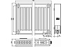 Стальной панельный радиатор Kermi Profil-V FTV 22/500/700 нижнее подключение белый RAL 9016 FTV220500701R2Y RG008V7E3P51K6