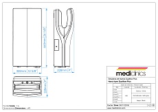 Сушилка для рук Mediclinics Dualflow Plus M14A белый