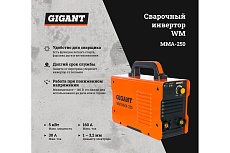 Сварочный инвертор Gigant WM MMA-250