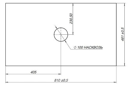 Столешница Allen Brau Reality 80 см graphite structure, 1.32023.GR-S