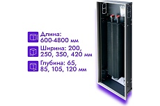 Встраиваемый внутрипольный конвектор Techno Usual KVZ 250-65-2000 RH04001266