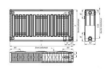 Стальной радиатор Лидея тип 22 500x1200 ЛУ 22-512 ЛУ22512