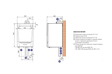 Конденсационный настенный котёл De Dietrich EVODENS AMC PRO, AMC 45, DIEMATIC EVOLUTION 7699475