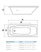 Акриловая ванна AlbaSpa Sevilla 160x75 белый ВПР0150100100