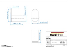 Крючок Mediclinics Aura AI1318C хром