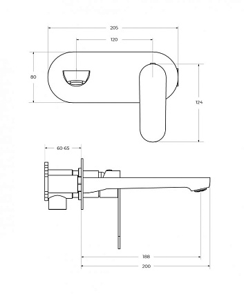 Смеситель для раковины Cezares STYLUS-BLI1-01-W0 хром