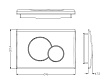 Комплект Weltwasser 10000010395 унитаз Gelbach 004 GL-WT + инсталляция Marberg 507 + кнопка Mar 507 RD GL-WT