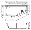 Акриловая ванна Riho Geta 170x90 L/R