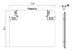Зеркало Vincea VLM-3MA120-2 120x80 см, сенсорный выключатель и диммер, антипар