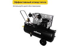 Ременной компрессор Inforce BCX-100L 04-06-31