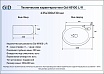 Раковина Gid N9100L 43.5 см левая