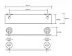 Полочка Bemeta Retro 144302242 60 см, хром