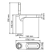 Смеситель для раковины WasserKRAFT Kammel 1803