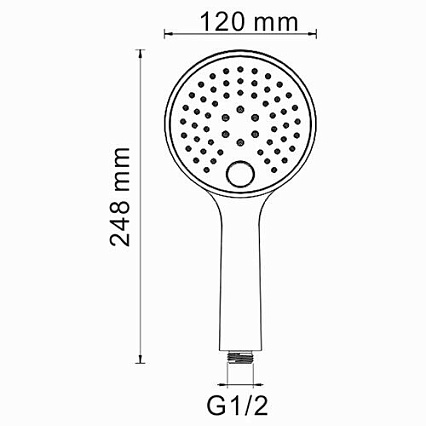 Душевой набор WasserKRAFT Berkel A16030 Thermo