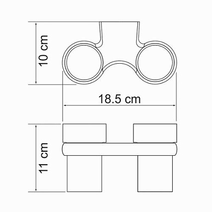 Держатель для стакана WasserKRAFT Berkel K-6828D