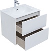 Тумба с раковиной Aquanet Lino (Flat) 60 см