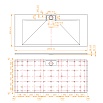 Поддон для душа RGW TKS-W 90x200см стеклокомпозит белый