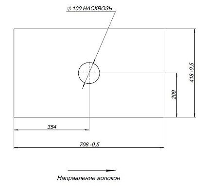 Столешница Allen Brau Liberty 75 см dark grey structure, 1.33007.DG-S