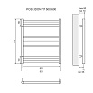 Полотенцесушитель водяной Lemark Poseidon LM42607 П7 50x60