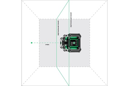 Профессиональный лазерный нивелир ADA ROTARY 400 HV-G SERVO А00584