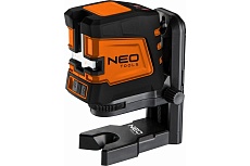 Лазерный уровень Neo Tools крест, 20 м, зеленый, чехол 75-107