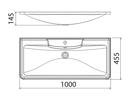 Тумба с раковиной BelBagno Albano 100 см