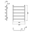Полотенцесушитель водяной Domoterm Стефано П5 400x500 АБР античная бронза