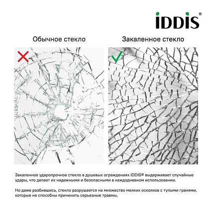 Душевой уголок Iddis Zodiac 90x90 ZOD6CS9i23 профиль хром