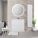 Мебель для ванной BelBagno Acqua 80 см напольная Bianco Lucido