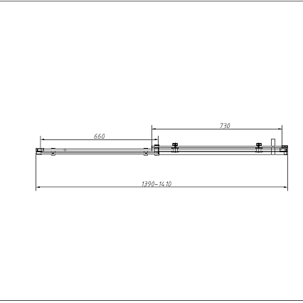 Душевой уголок Vincea Como-N VSR-4CN9014CGB 140x90 черный, тонированный