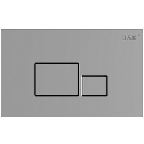 Комплект D&K Quadro DS1511606 унитаз DT1516016, инсталляция DI8055119, кнопка DB1519001 хром