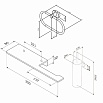 Набор аксессуаров для ванной комнаты Am.Pm Sense L AK74T0503W хром