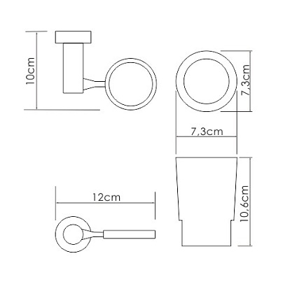 Держатель для стакана WasserKRAFT K-28228