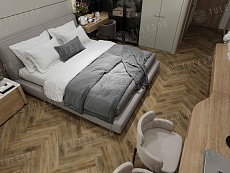 Виниловый ламинат Tulesna Art Parquet LVT Divino 590x118x2.5 мм, 1005-801