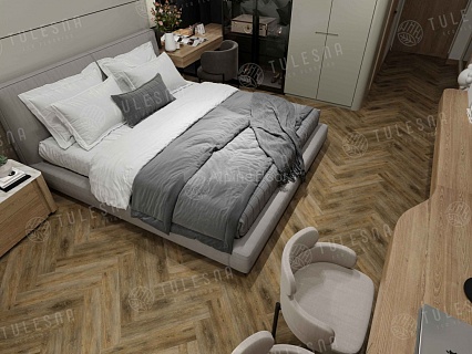 Виниловый ламинат Tulesna Art Parquet LVT Divino 590x118x2.5 мм, 1005-801