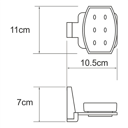 Мыльница WasserKRAFT Abens K-3229