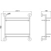 Полка Allen Brau Priority 6.31015-MG графит брашированный