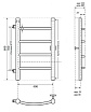 Полотенцесушитель водяной Point Афина PN04546 П4 40x60 хром