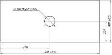 Столешница Allen Brau Priority 100 см graphite structure, 1.31011.GR-S