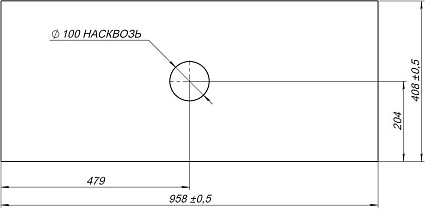 Столешница Allen Brau Priority 100 см graphite structure, 1.31011.GR-S