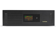 Источник бесперебойного питания Exegate ServerRM UNL-3000.LCD.AVR.2SH.3C13.USB.3U 3000VA 1800W, Color LCD, AVR, 2*Schuko+3*C13, USB, 3U, установка в стойку, Black 293852