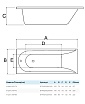 Акриловая ванна AlbaSpa Impero 180x80 белый ВПР0210200100