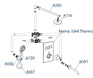 Душевой набор WasserKRAFT Neime A171919 Thermo