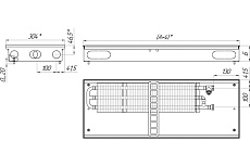 Конвектор КЗТО Бриз 300*80*1000 U (5Ал 12) NEW БР30080*1000UКНР5АЛ12Ч