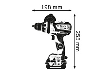 Аккумуляторный шуруповёрт Bosch GSR 18V-110 C 06019G0109