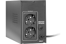 Источник бесперебойного питания Exegate Power Back BNB-450.LED.AVR.EURO &lt;450VA/240W, LED, AVR,2 евророзетки, Black&gt; 279215