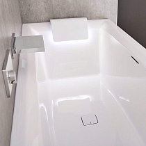 Акриловая ванна Riho Still Square Led 170x75 см с подсветкой, подголовник влево