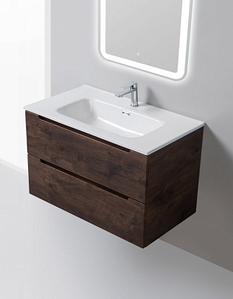 Тумба с раковиной BelBagno Etna 91x46x51 см Rovere Moro